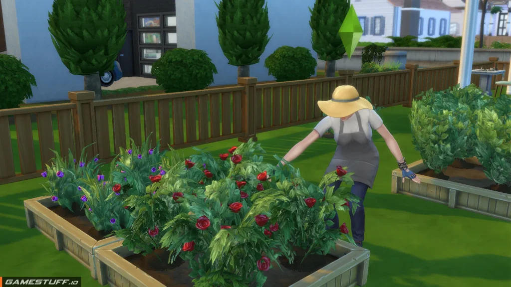 memanen hasil panen the sims 4