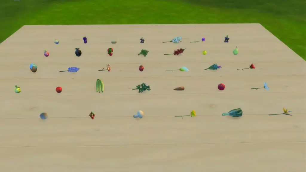 daftar tanaman sims 4 base game