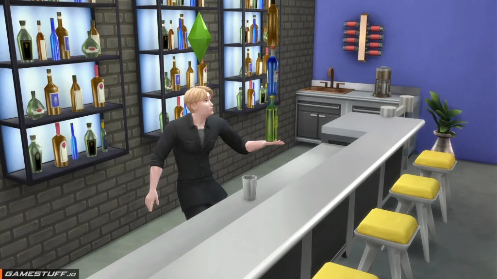 cabang karier mixologist sims 4