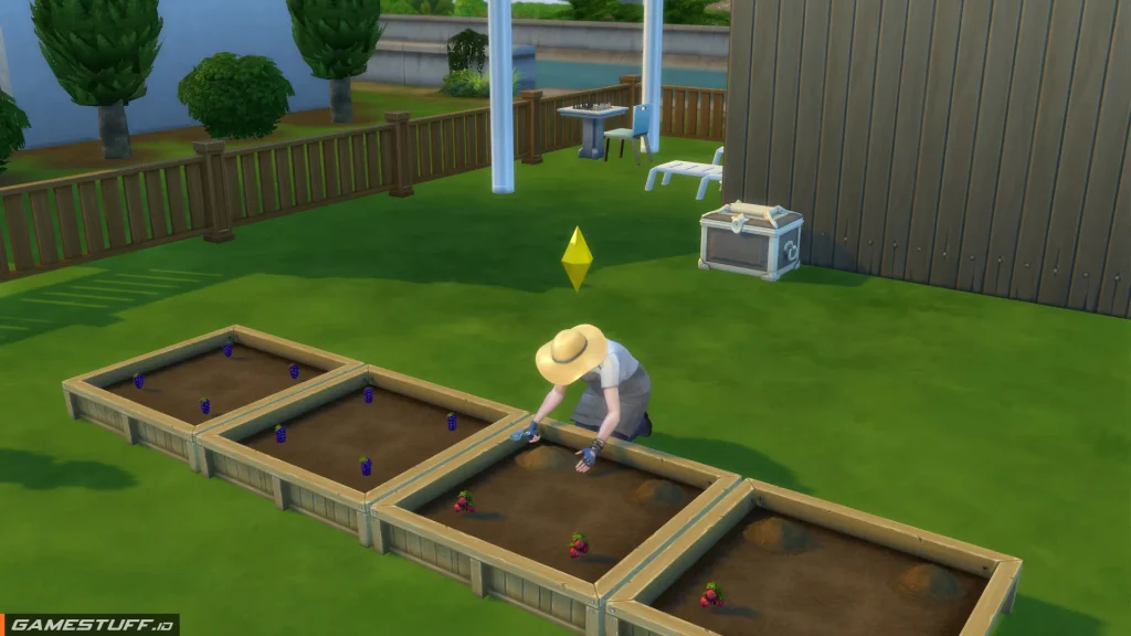 menanam tanaman di the sims 4