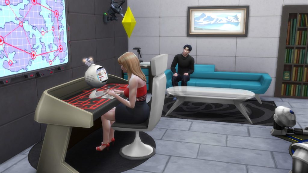 diamond agent room sims 4