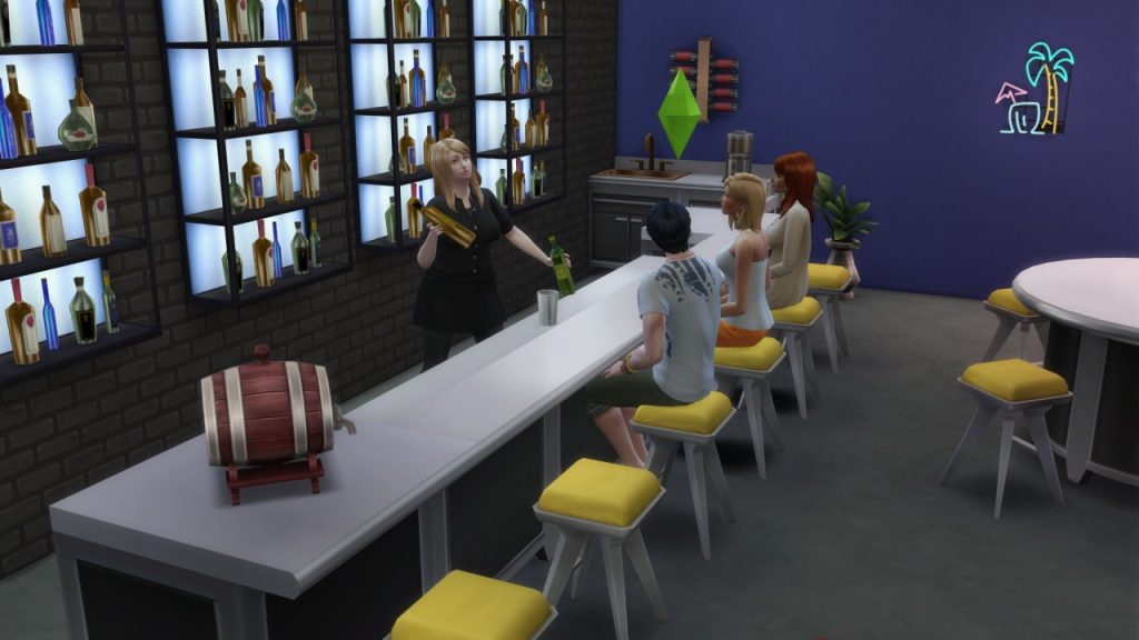 Mixology room sims 4