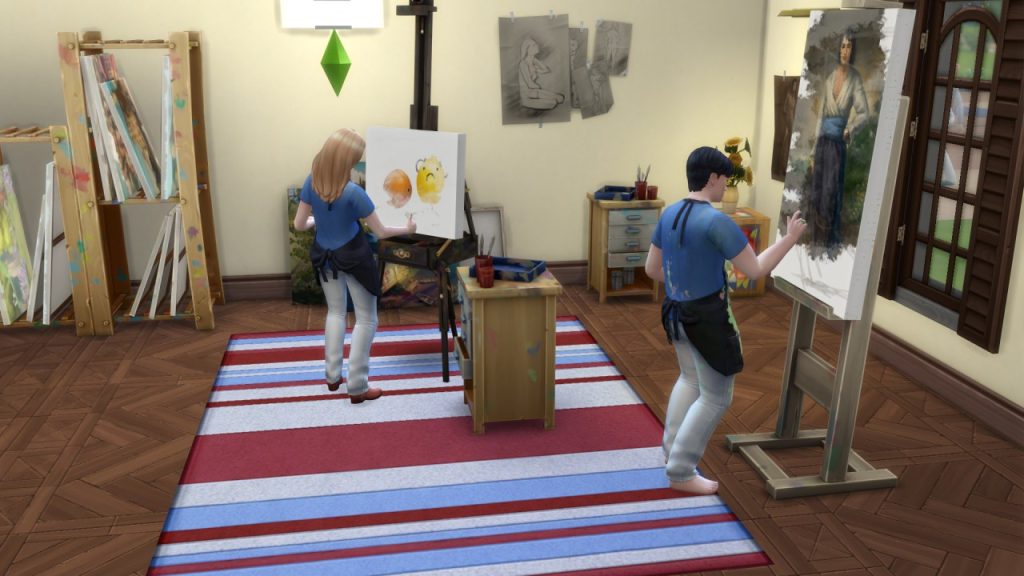 art room the sims 4