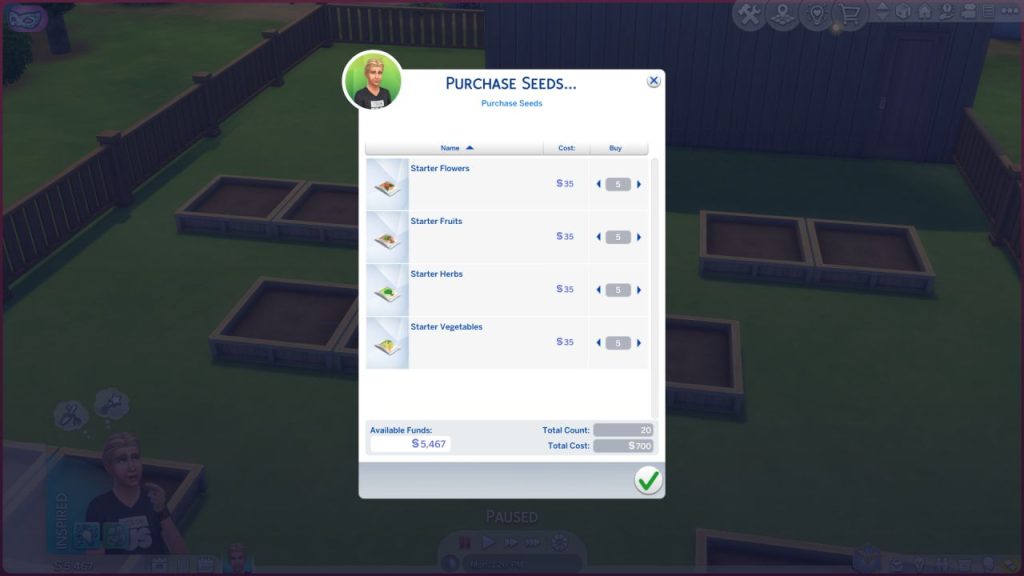 starter seeds sims 4