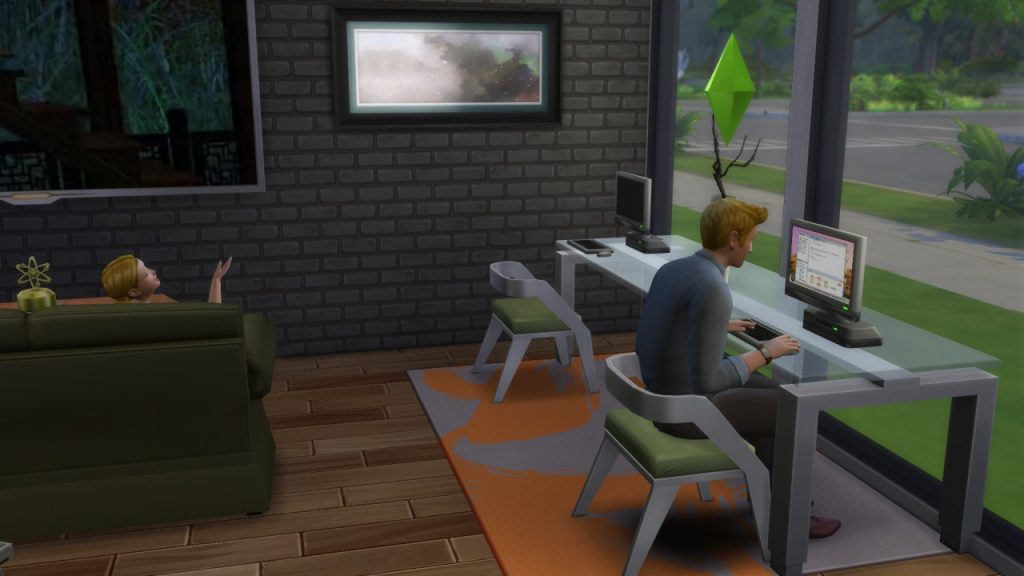 side job programming sims 4