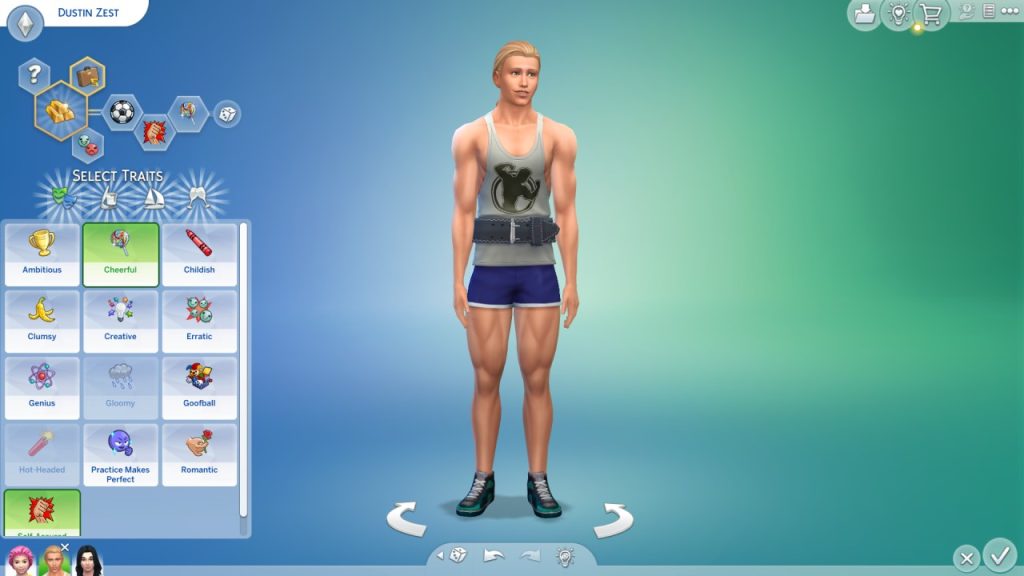 trait athlete the sims 4